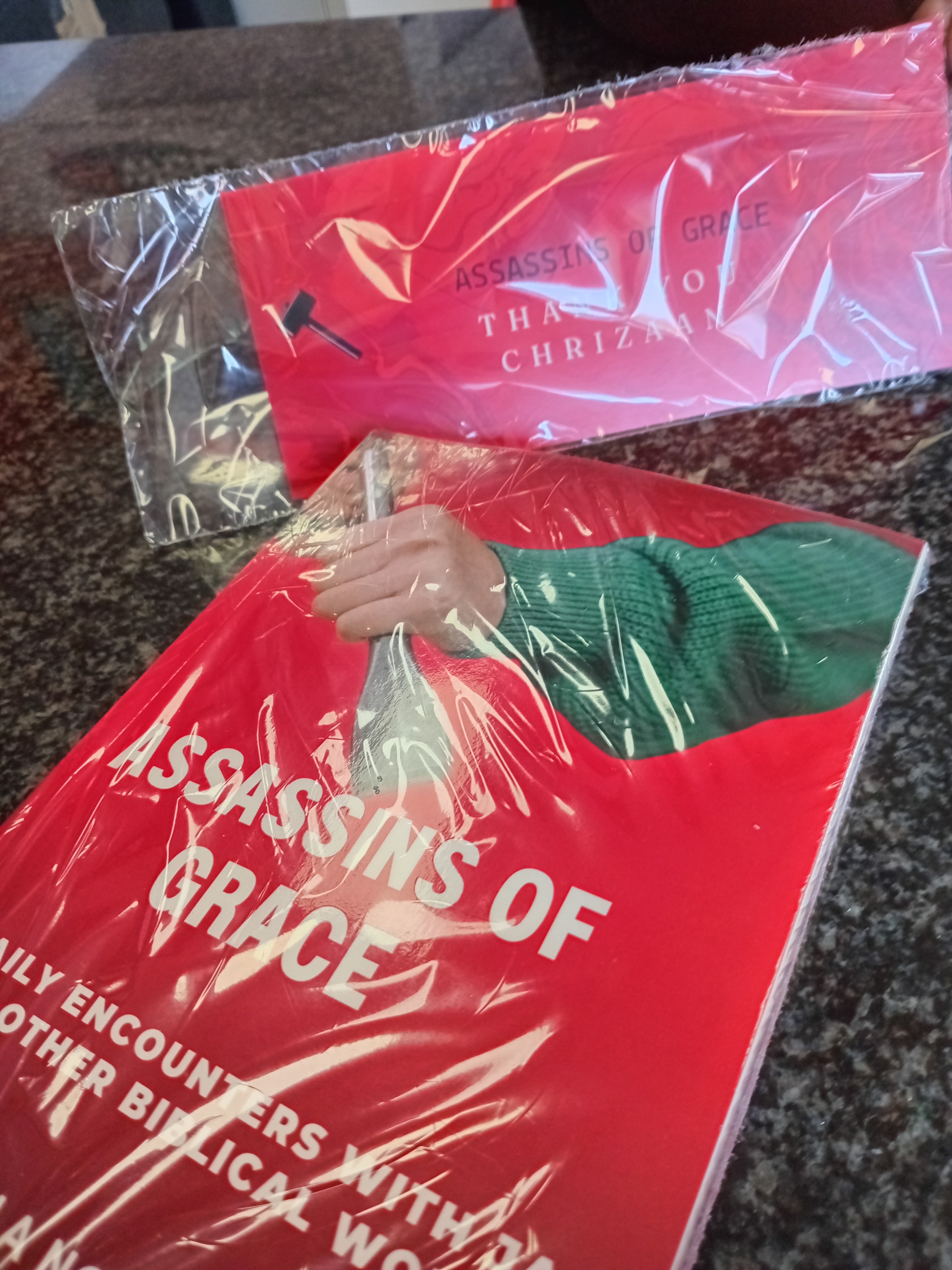 Assassins of Grace — courier packaging ready for delivery